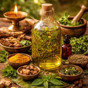 Oil and techniques for massage